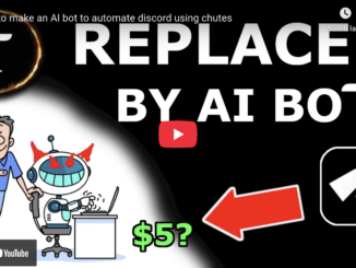 How to make an AI bot to automate discord using Chutes