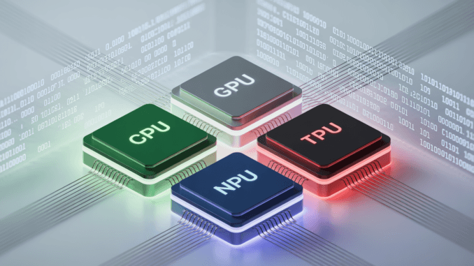 The Ultimate Guide to CPUs, GPUs, NPUs, and TPUs for The Ultimate Guide to CPUs, GPUs, NPUs, and TPUs for AI/ML: Performance, Use Cases, and Key Differences