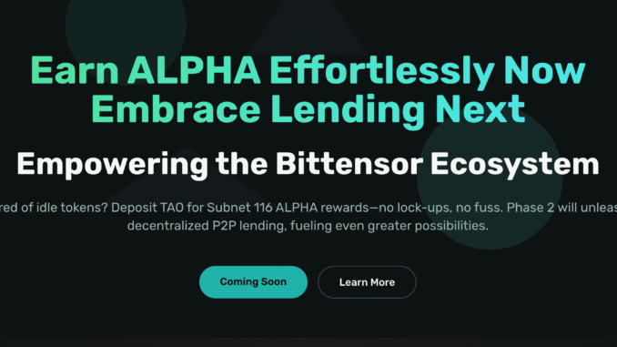Screenshot 2025-09-18 at 15.56.07 TaoLend: The Lending Protocol on Bittensor