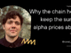 Why The Chain Helps Keep the Sum of Alpha Prices Above 1.00