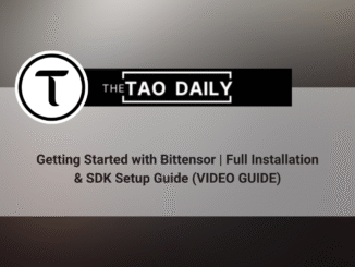 Getting Started with Bittensor | Full Installation & SDK Setup Guide (Step-by-Step)