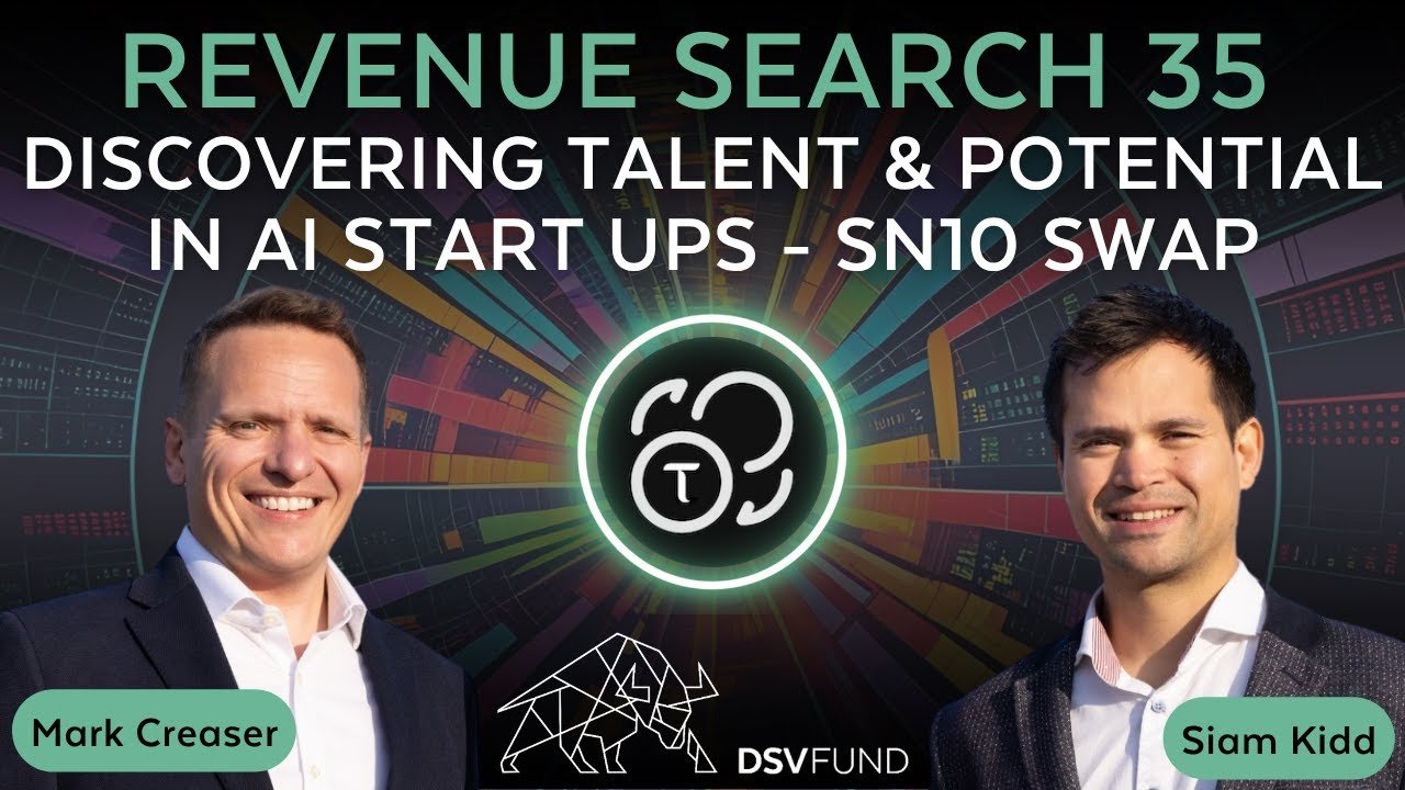 Bittensor Revenue Search 35 – Discovering talent & potential in AI start-ups – SN10 Swap