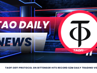 TaoFi DeFi Protocol on Bittensor Hits Record $2M Daily Trading Volume