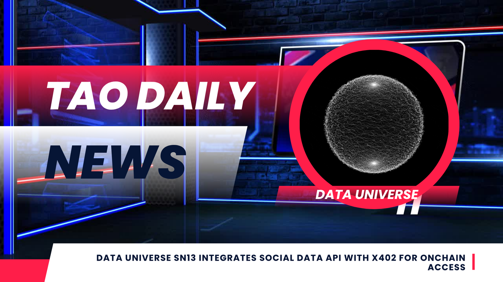 Data Universe SN13 Integrates Social Data API with x402 for Onchain Access
