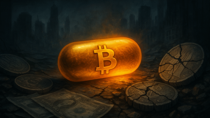 pill Michael Saylor: Bitcoin Is the Antibiotic for a Sick Economy