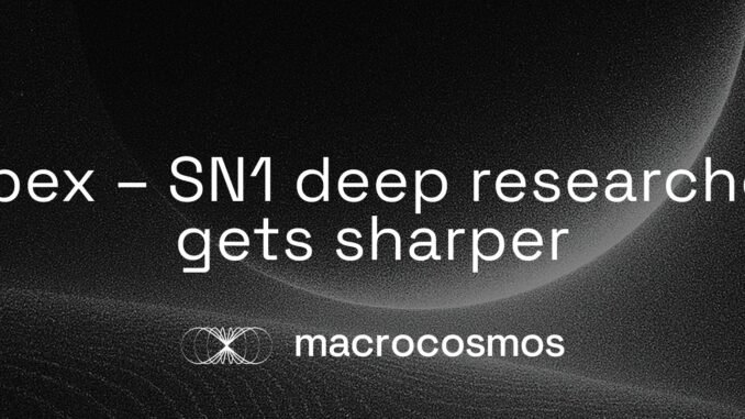 taodaily139 Apex Deep Researcher: SN1’s Miners Are Getting Smarter By The Day