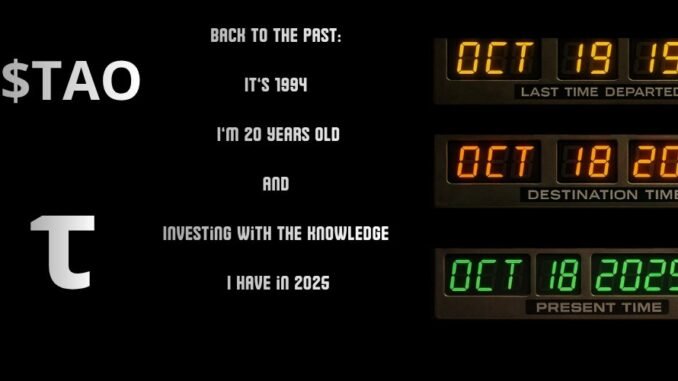 taodaily167 It’s 1994 I’m 20 Years Old and Investing With the Knowledge I Have in 2025