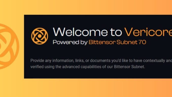 Vericore SN70 – is building the “decentralized Bloomberg”