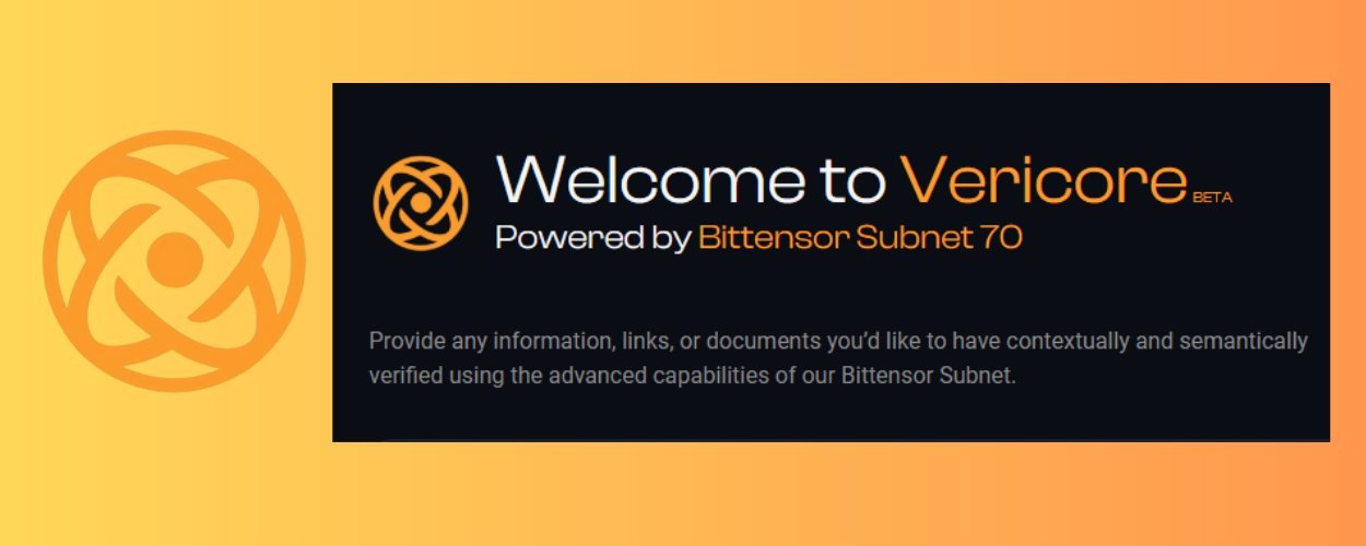 Vericore SN70 – is building the “decentralized Bloomberg” of knowledge and predictive makets