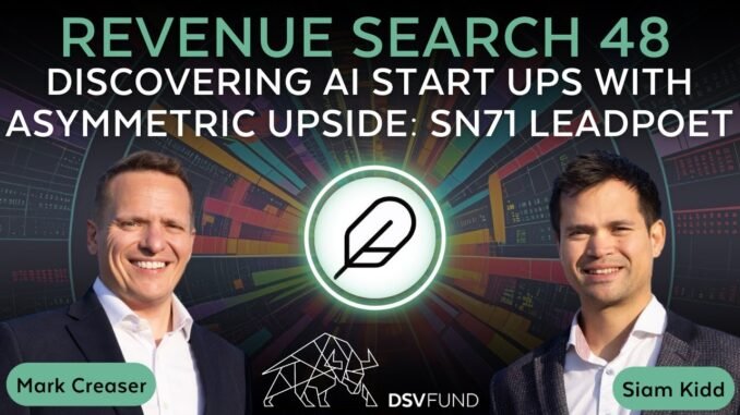 Revenue Search - Discovering AI Start-Ups with Asymmetric Upside LeadPoet