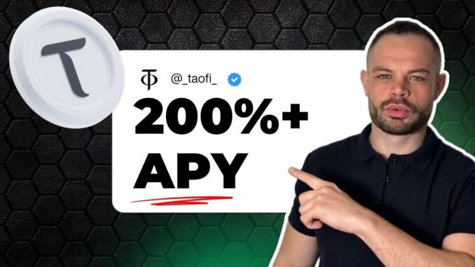 Beginner Friendly Guide on How to Mine on TaoFi