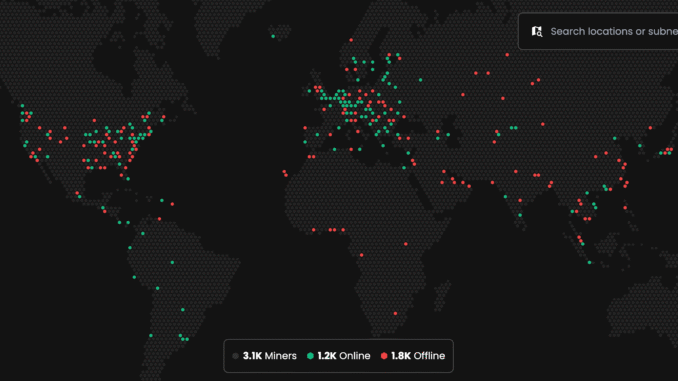 TAO Miner Map Now Live On Learn Bittensor