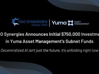 TAO Synergies Invests $750K in Yuma Asset Management’s Bittensor Subnet Funds