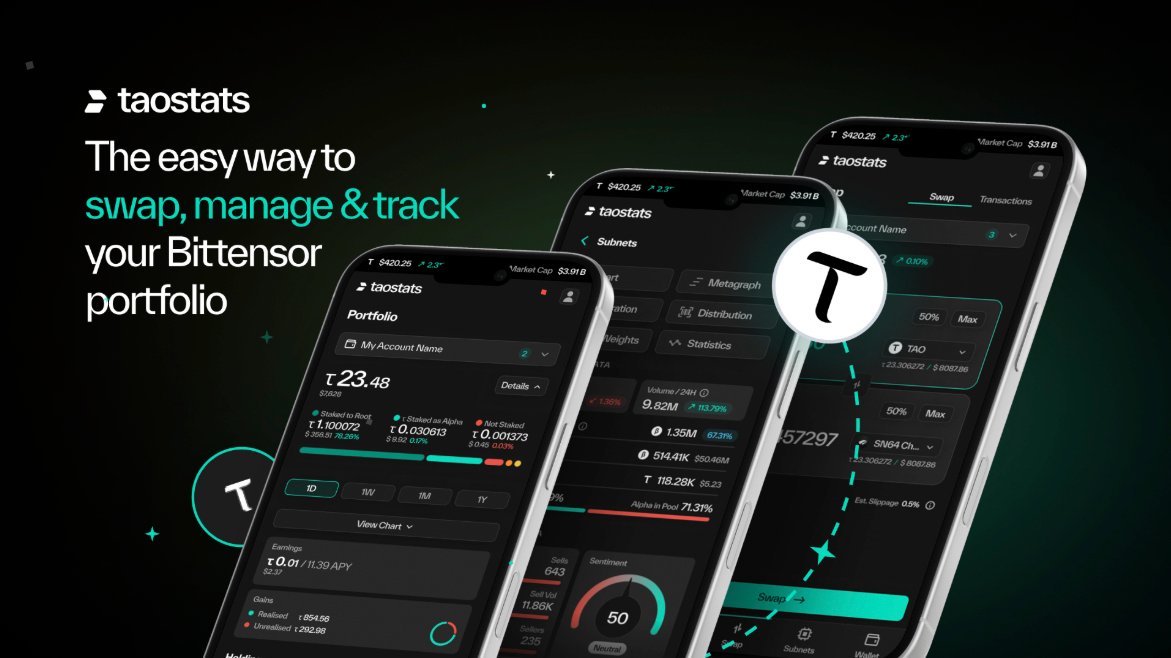Taostats iOS App Launches, Expanding Bittensor’s Mobile Accessibility