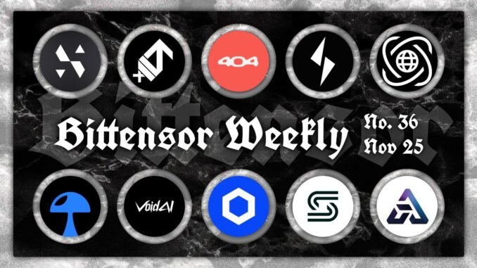Bittensor Ecosystem Highlights of the Week — November Week 3