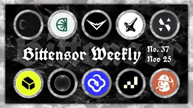 Bittensor Ecosystem Highlights of the Week — November 4th Week