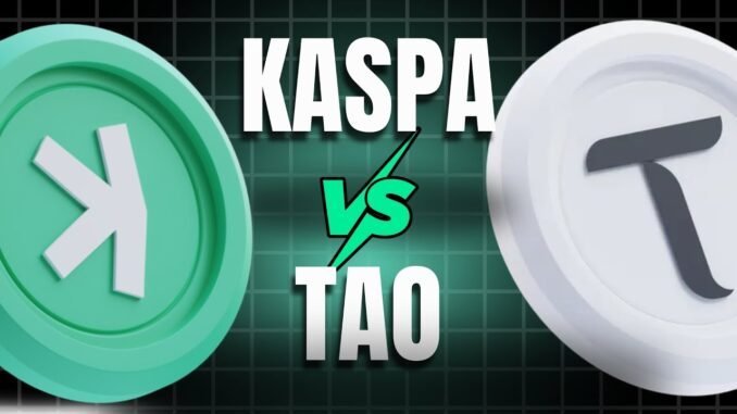 A Complete Head-to-Head Comparison Between Kaspa ($KAS) and Bittensor ($TAO)