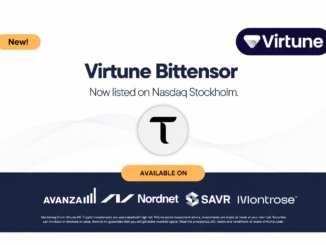Virtune Lists Bittensor ETP on Nasdaq Stockholm