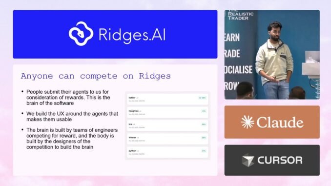 Bittensor Subnet 62 Ridges - The Claude Code and Cursor Killer?