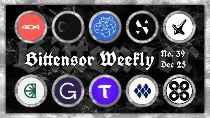 Bittensor Ecosystem Highlights of the Week - Dec Week #2