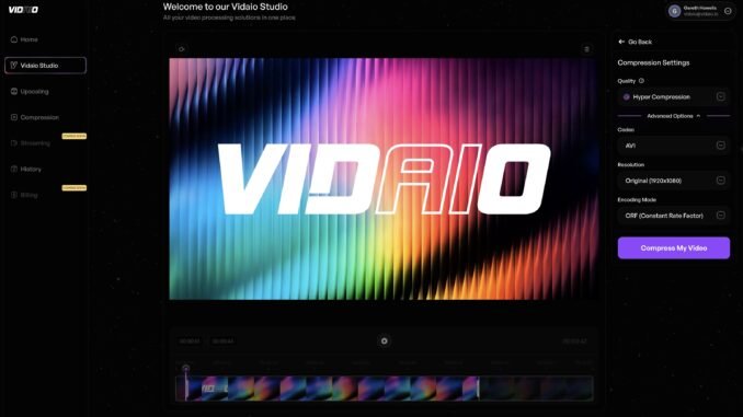 vidaio Vidaio Launches Video Compression Studio in Beta