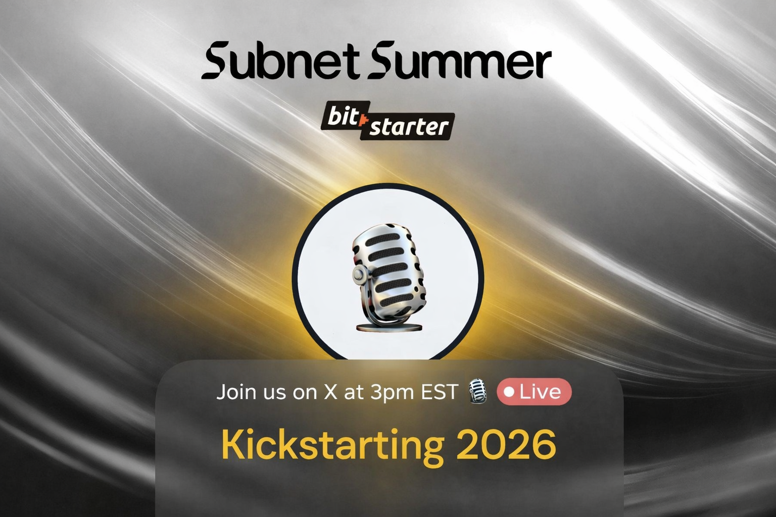 Bitstarter Team (Featuring Mark Creaser) Highlights a New Standard for Subnets on Bittensor