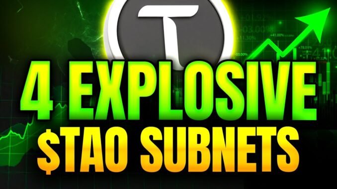 Top 4 Bittensor TAO Subnets (MUST WATCH)