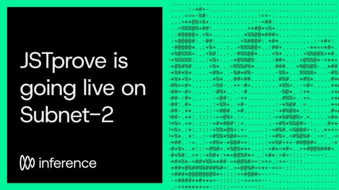 JSTprove Goes Live on DSperse and Introduces Verifiable AI Inference
