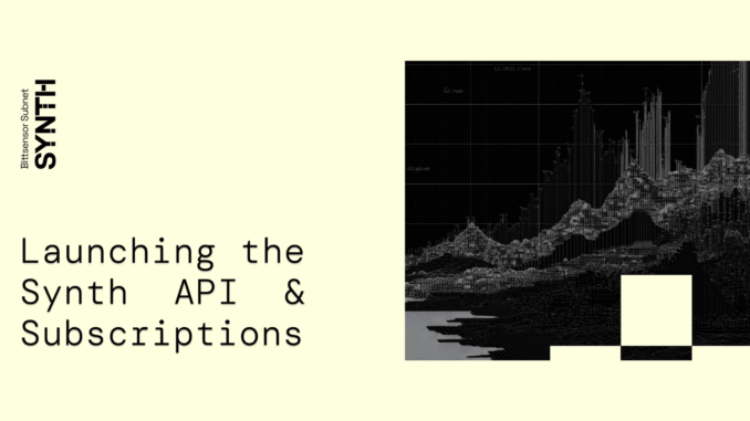 Synthdata Launches API and Subscription Plans for AI-Powered Market Forecasts