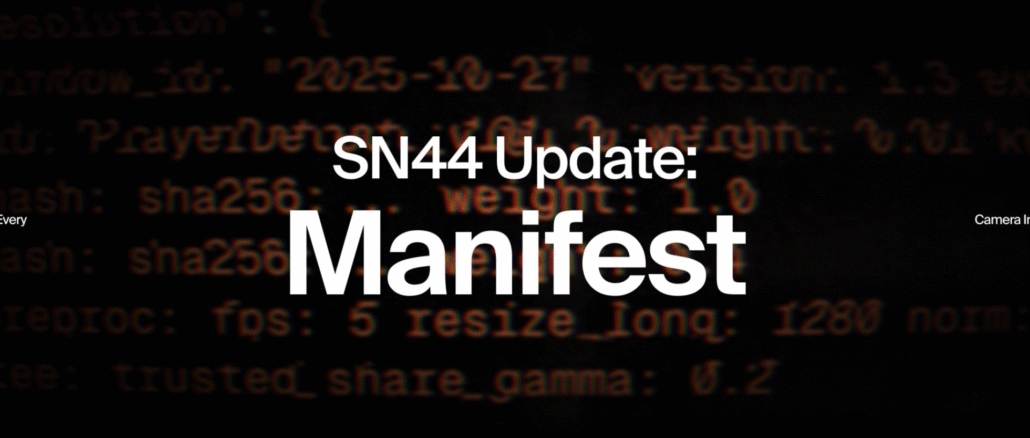 MANIFEST goes live on Score (Bittensor Subnet 44), transforming vision workloads into scalable, configurable systems with automated intent to execution and production-grade scoring.
