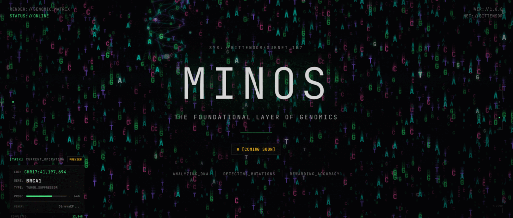 Rewriting the Economics of Genomics Through Minos (Bittensor Subnet 107)