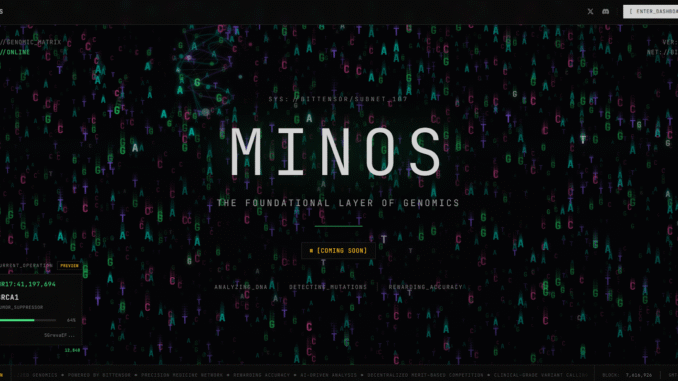 Rewriting the Economics of Genomics Through Minos (Bittensor Subnet 107)