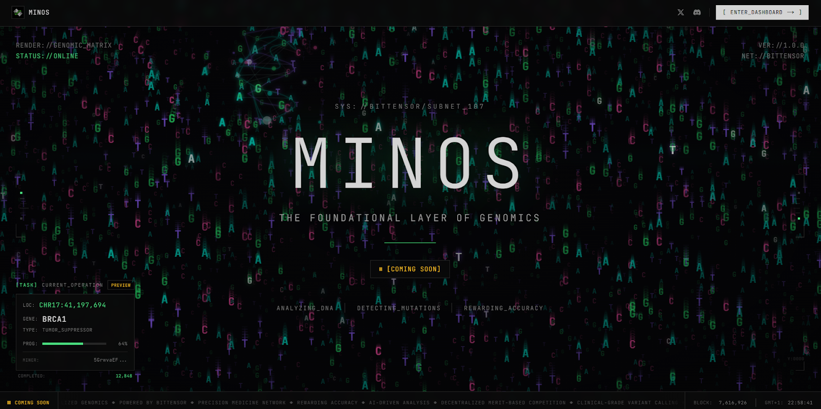 Rewriting the Economics of Genomics Through Minos (Bittensor Subnet 107)