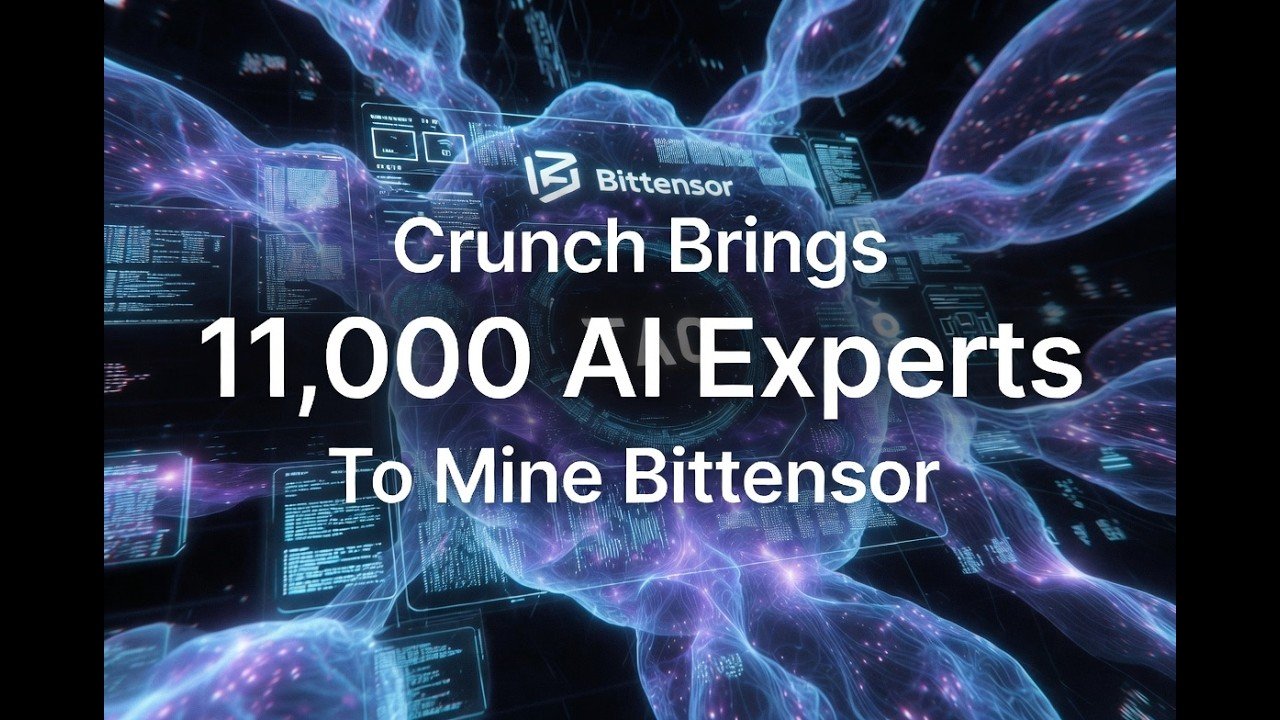 Crunch Brings 11,000 AI Experts To Mine Bittensor. Here’s an Interview with the Founder