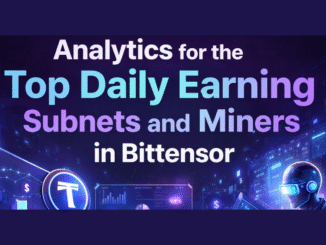 Analytics for the Top Daily Earning Subnets and Miners in Bittensor