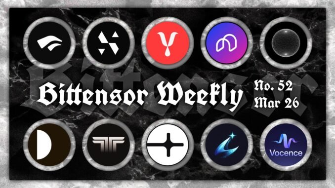 HDYxESrWcAEY5Qc Bittensor Ecosystem Highlights - March Week 2