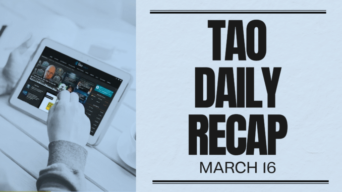 Bittensor Ecosystem Recap: March 16, 2026