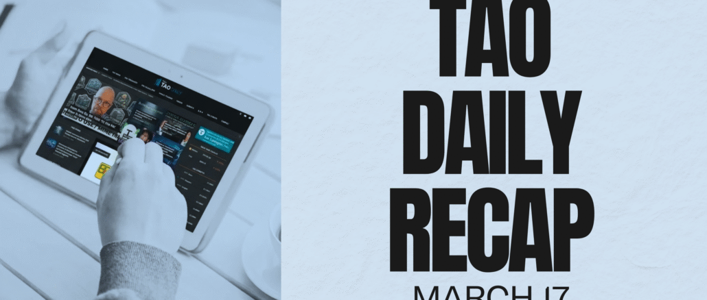 Bittensor Ecosystem Recap: March 17, 2026