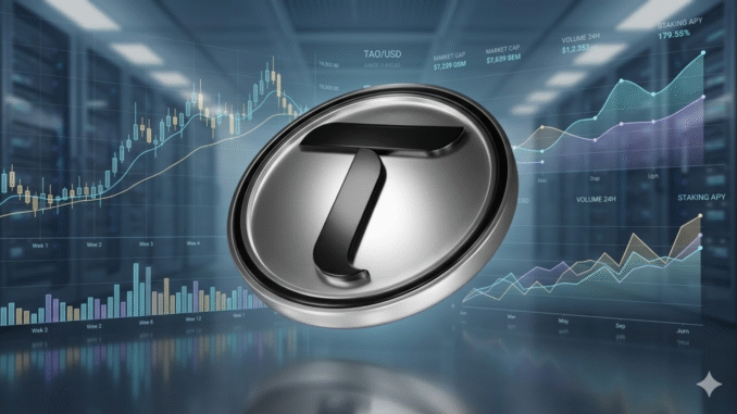 Bittensor’s $TAO Consolidates Below $300 as Breakout Pressure Builds