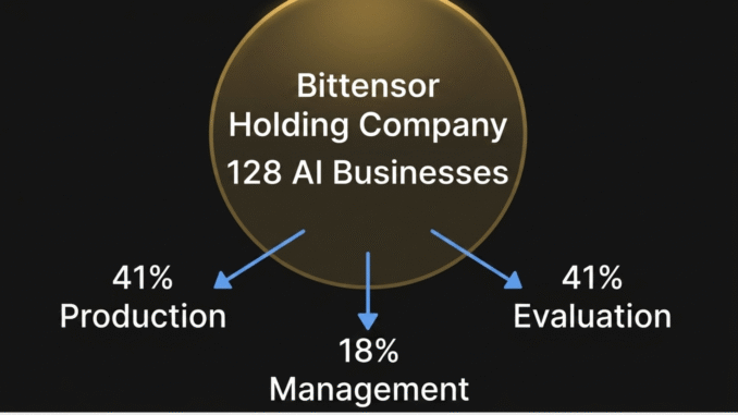 The 82/18 Split That Turns Bittensor Into a Holding Company for Intelligence