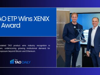 Europe's First Staked TAO ETP Takes Home Special Award at XENIX Nordics 2026