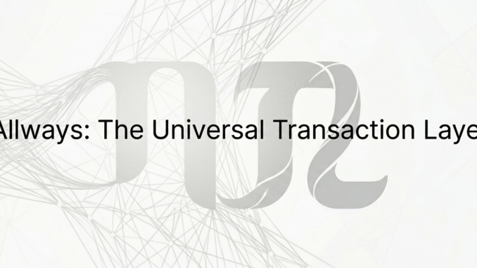 image The Next Frontier in Cross-Chain Swaps: Allways