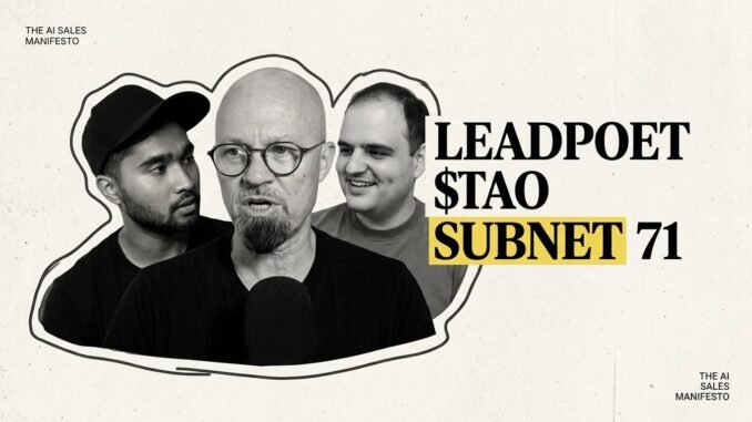 LeadPoet (SN71) Pivots to Building State-of-the-Art Sales LLM