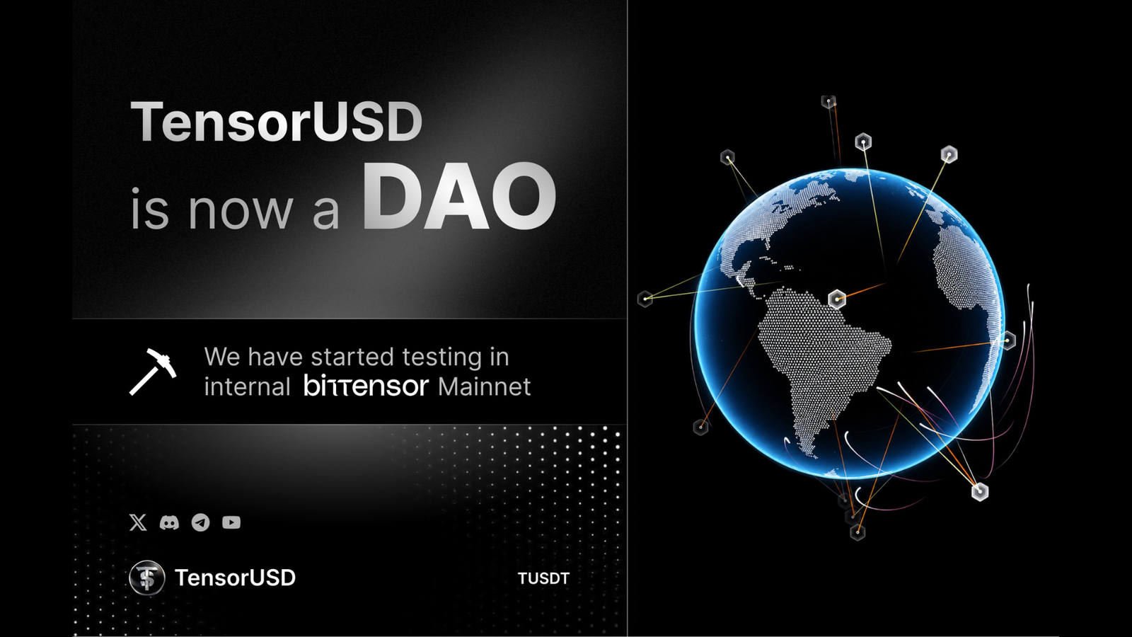 TensorUSD is now a DAO. The Protocol now belongs to the Community.