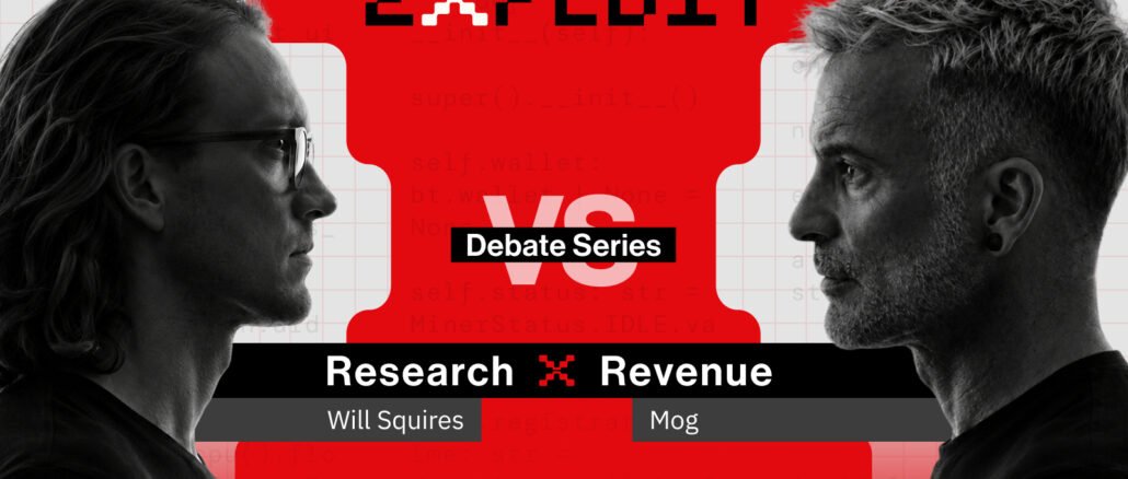 Mog Debates Will on Revenue vs Research at Exploit Summit