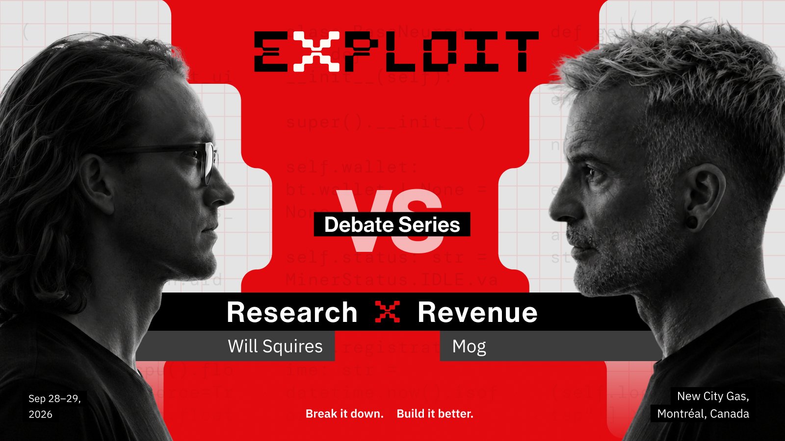 Mog Debates Will on Revenue vs Research at Exploit Summit