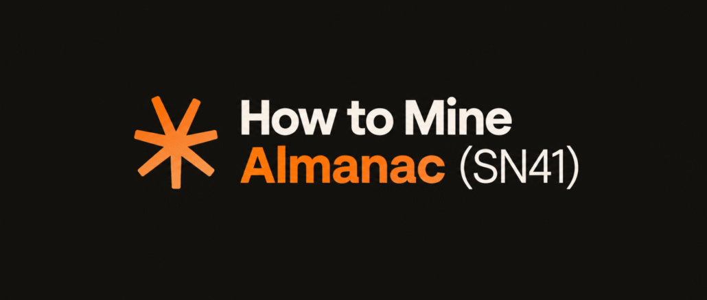 How to Mine Almanac (SN41)