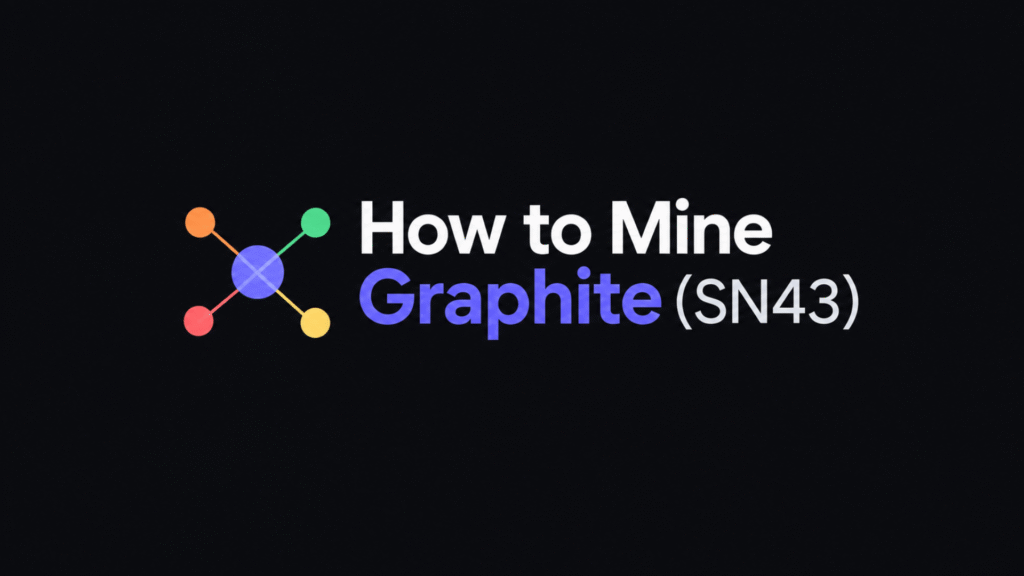 How to Mine Graphite (SN43): Earn TAO by Building a Financial Knowledge Graph