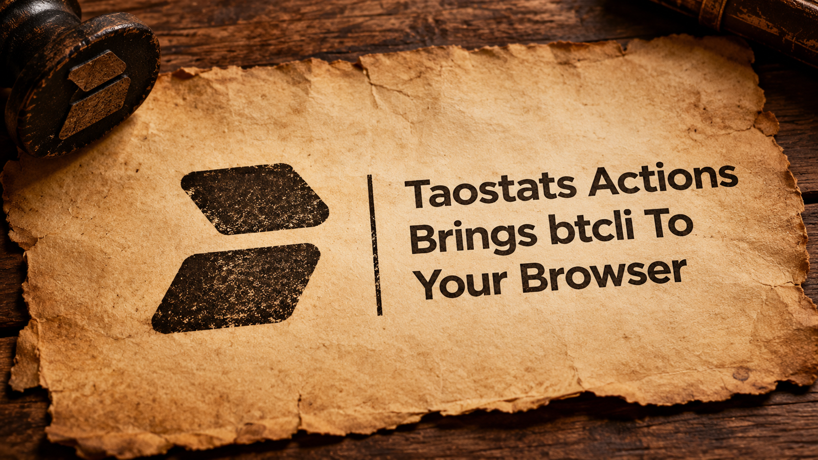 Taostats Actions Puts Every btcli Transaction Into Simple Browser Forms